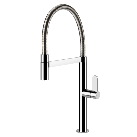 GESSI HELIUM Semi-Professional Single-lever swivel mixer with single-jet shower