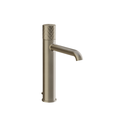 GESSI Medium basin mixer with waste and flexible connection hoses. INTRECCIO