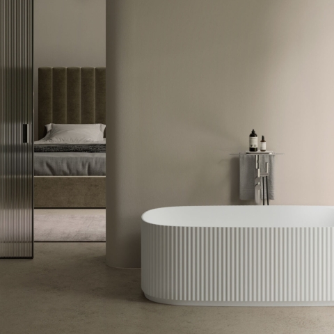 DISENIA basin Freestanding GIOVE 170x75x53cm CRISTALPLANT
