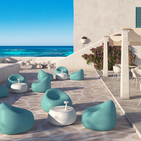 PLUST POLTRONCINA GUMBALL LIGHT IN&OUT