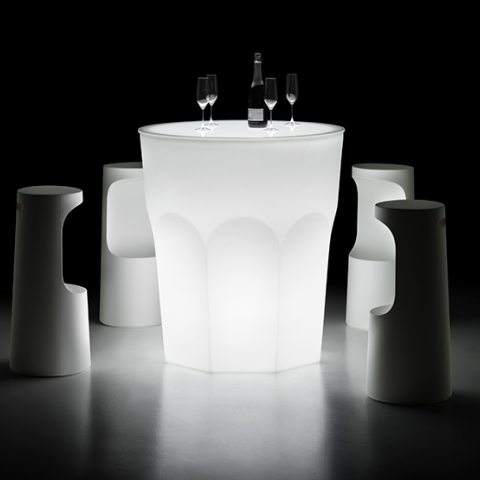 PLUST TABLE CUBALIBRE LIGHT HPL NERO CM.90