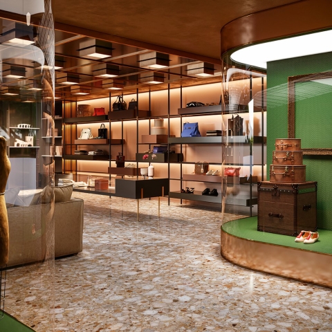 VENISTONE GOLD 120x12 LUCIDA