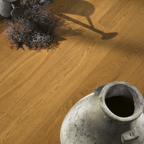 ORIGINAL PARQUET EASY PLANCIA Rovere 'Rustica' Noce Miele mm.10x150x1000