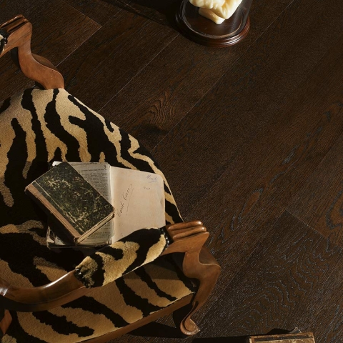 ORIGINAL PARQUET EASY PLANCIA Rovere 'Rustica' Noce coffee mm.10x150x1000