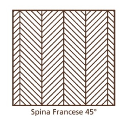 ORIGINAL PARQUET Spina Francese Rovere'Rustica' Cognac mm.10x70x420