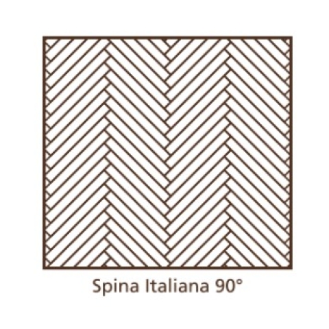 ORIGINAL PARQUET Spina Italiana Rovere'Standard' Foyles  mm.10x90X600